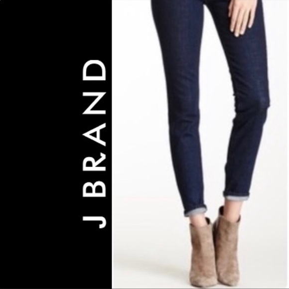 EUC J BRAND sz26 cropped “the skinny” Jeans in “”ink” excellent condition! - Picture 2 of 7